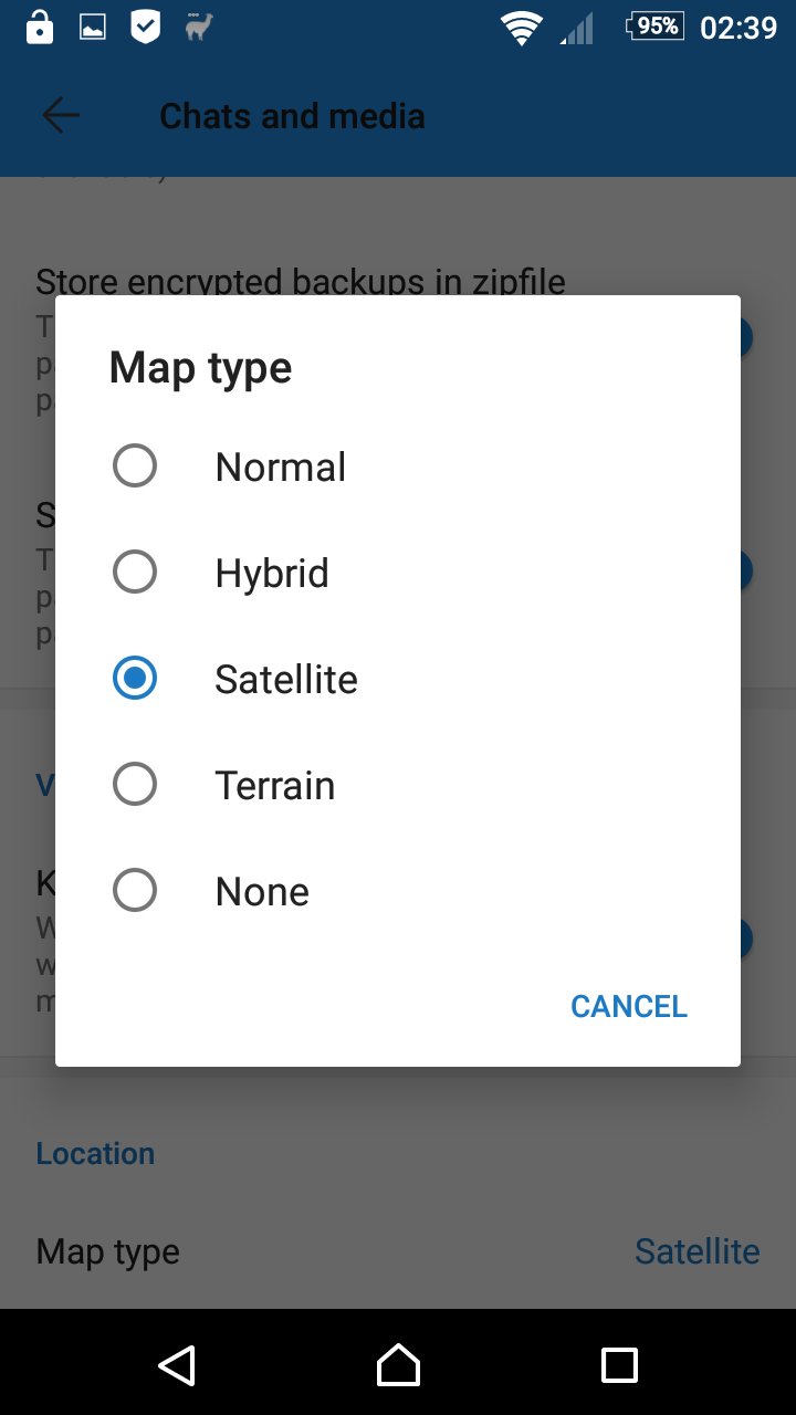 Signal maptype